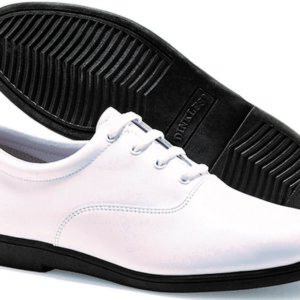 Dinkles Vanguard White with Black Sole