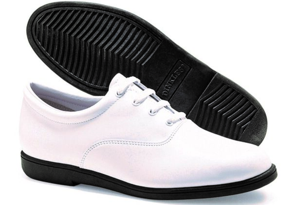 Dinkles Vanguard White with Black Sole