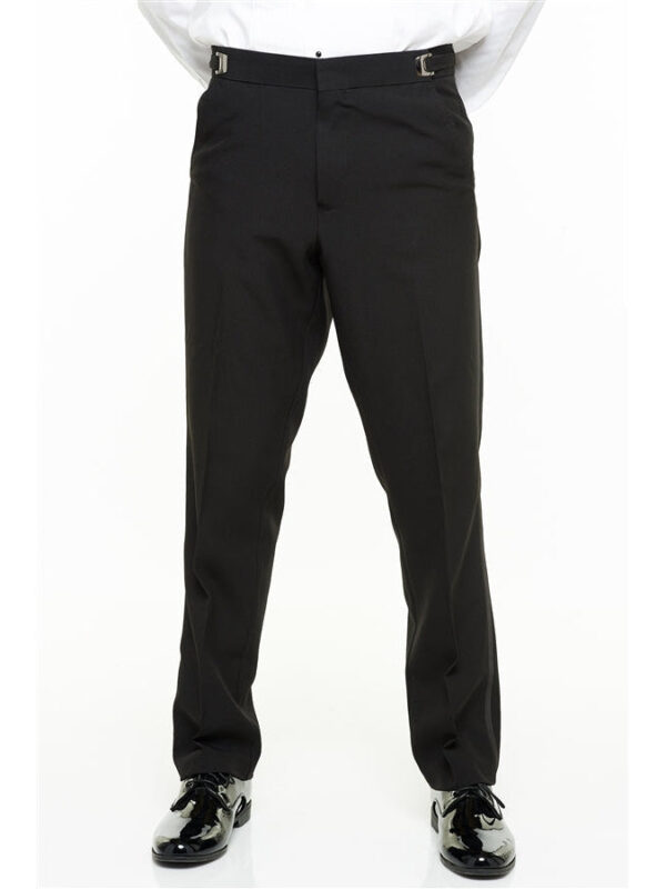 Cousins Mens Adjustable Waist Flat Front Tuxedo Pant